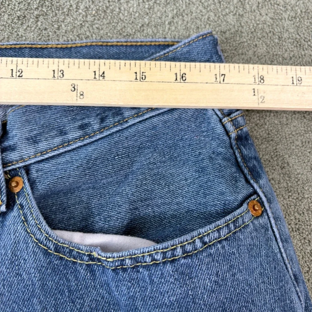 Levi Jeans Mens 34 Blue 550 Relaxed Fit Tapered Leg Medium Wash Denim Everyday